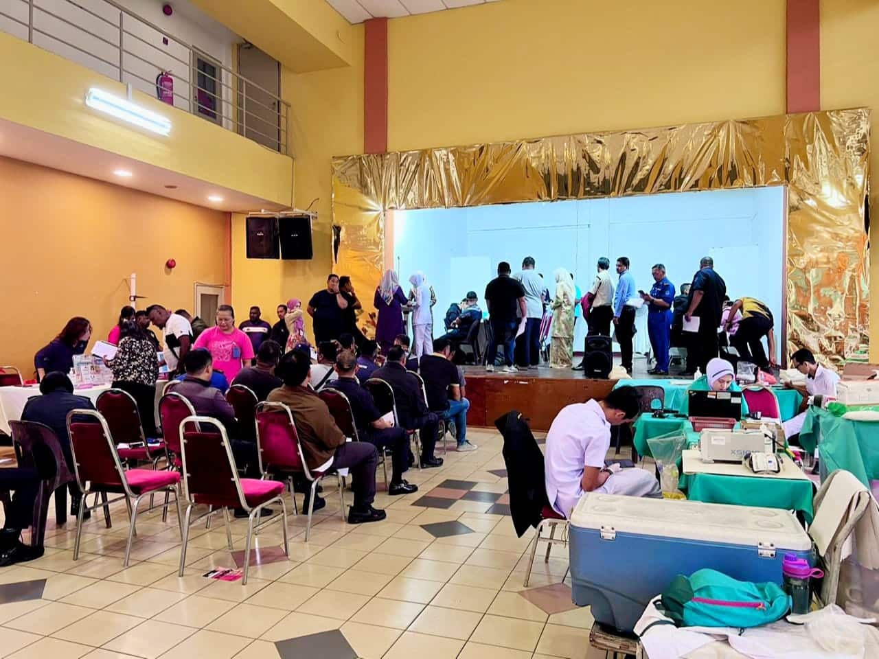 MPK health screening prog, blood donation drive draws 300