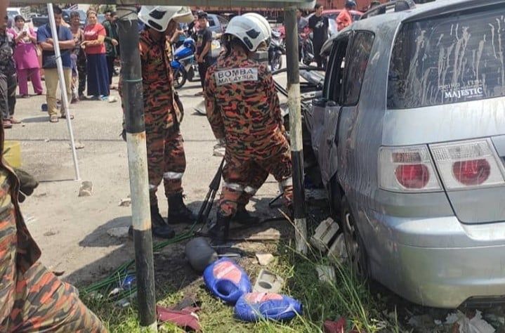 Pemandu lori terlibat kemalangan ragut nyawa tiga beranak direman