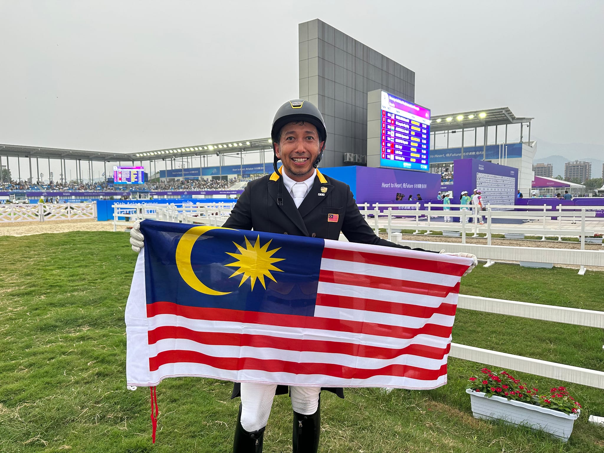 Historic Asiad gold in equestrian brings back cheer to Malaysian camp