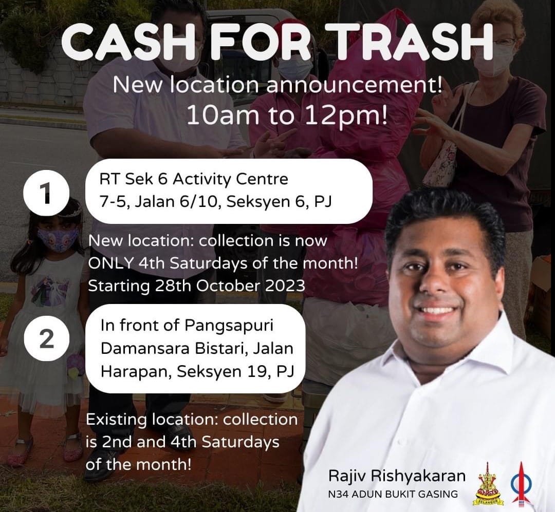 Program tukar barang terpakai dapat tunai diperluas, galak penduduk asing sampah