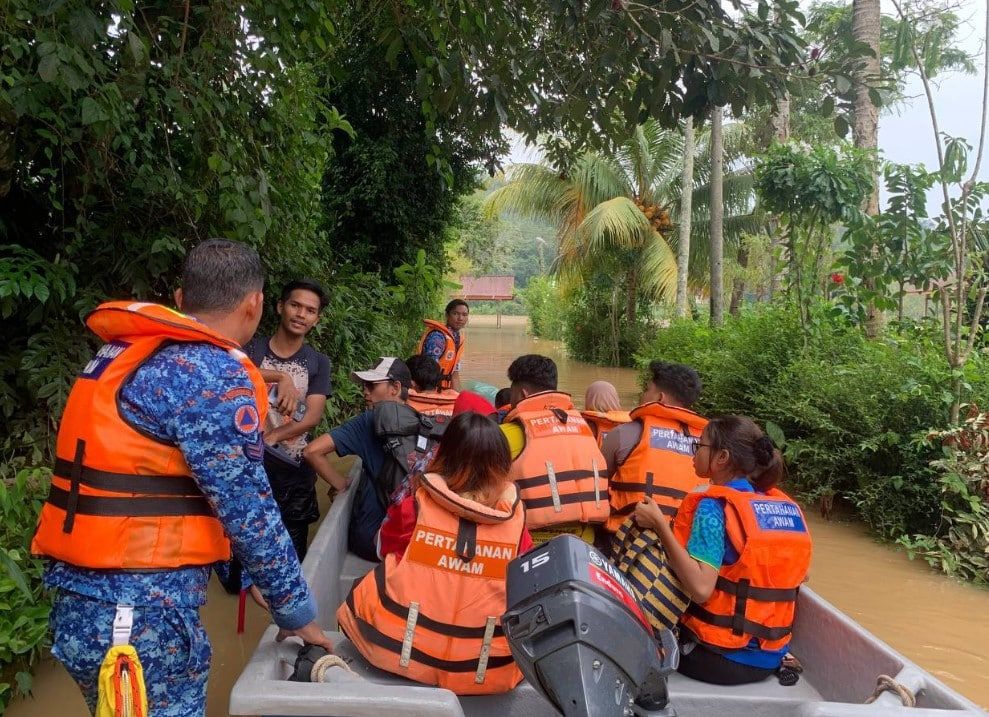 吉打水灾灾黎降至408人