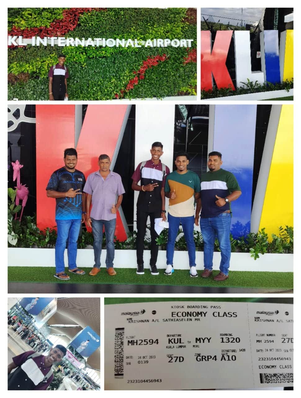 கெர்லிங் தோட்டத் தமிழ்ப்பள்ளியின் குருகுலம் மற்றும் கீத்தா சூரியன் ஆசிரமத்தின் முன்னாள் மாணவர் ச. கிருஷ்ணின் - நன்றி