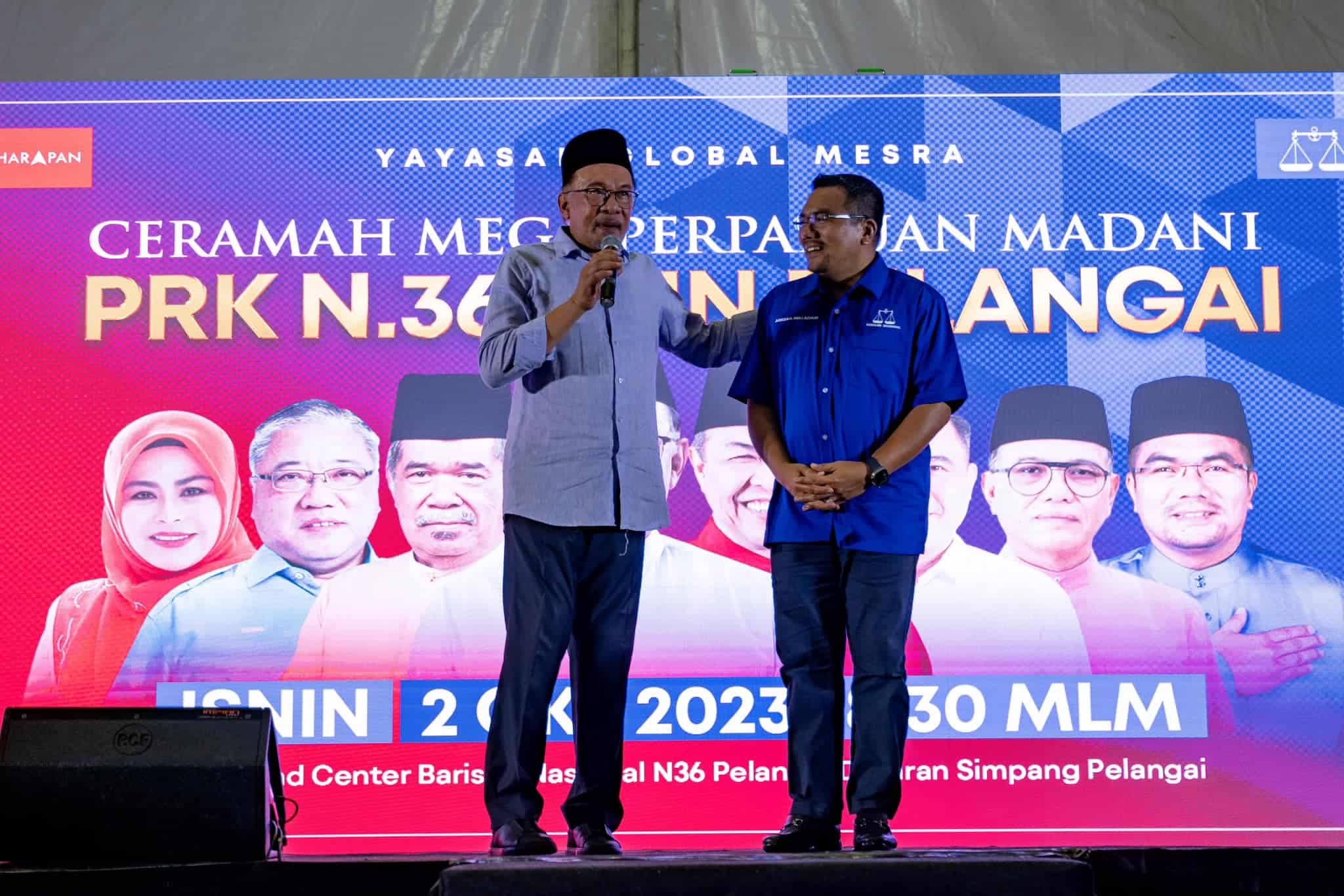 Anwar congratulates Amizar on victory in Pelangai by-election
