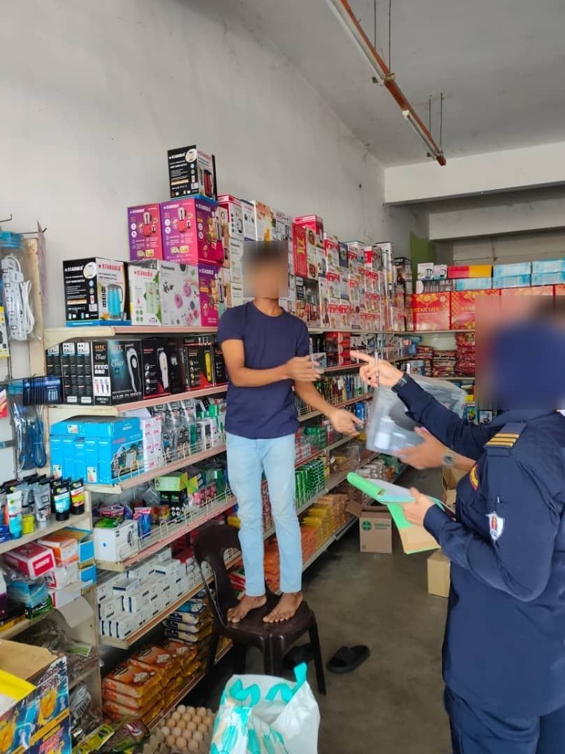 瓜冷茶山外籍人士 非法经营杂货店被取缔