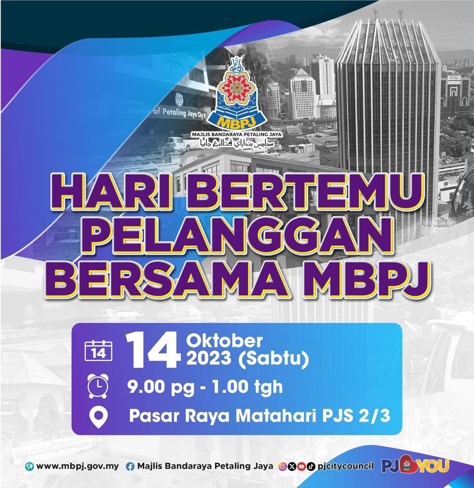 MBPJ anjur hari bertemu pelanggan, buka kaunter bayaran, aduan Sabtu ini