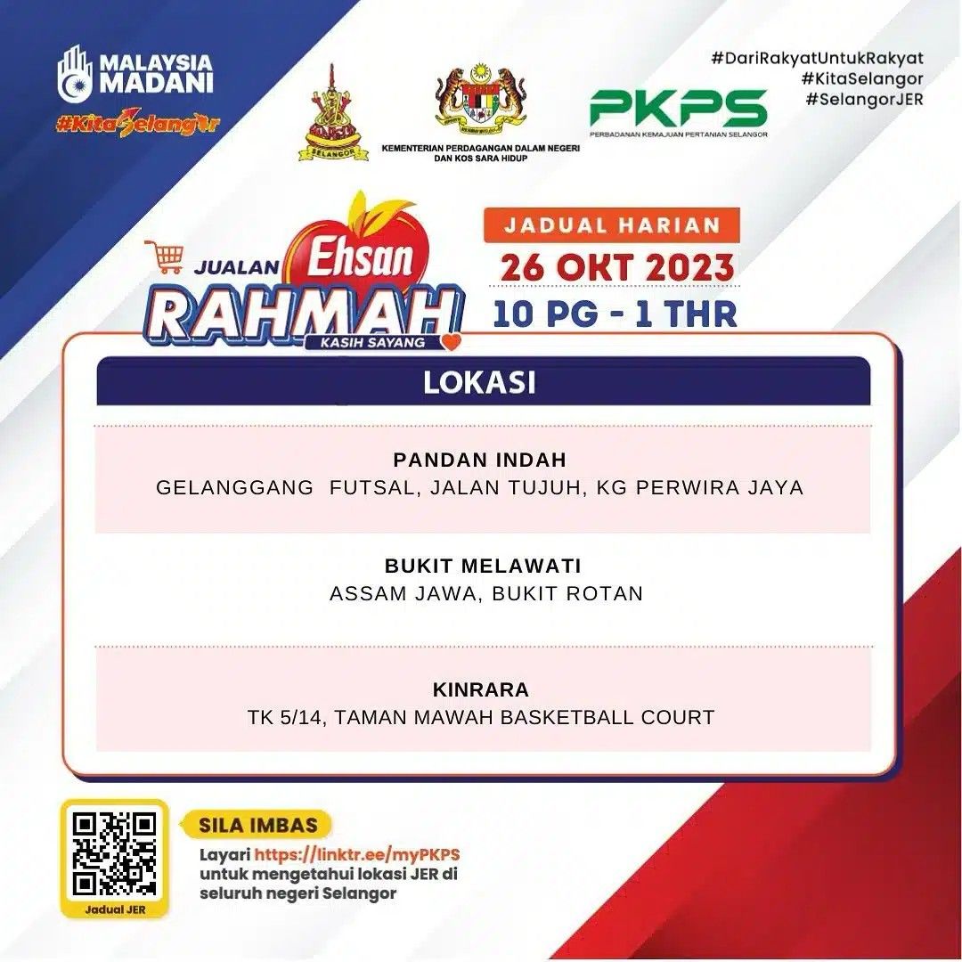 இன்று மேலும் மூன்று இடங்களில் மலிவு விற்பனை