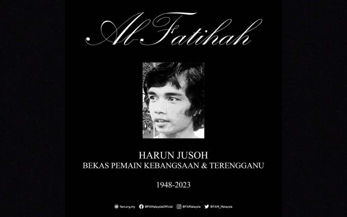 National football legend Harun Jusoh dead at 75