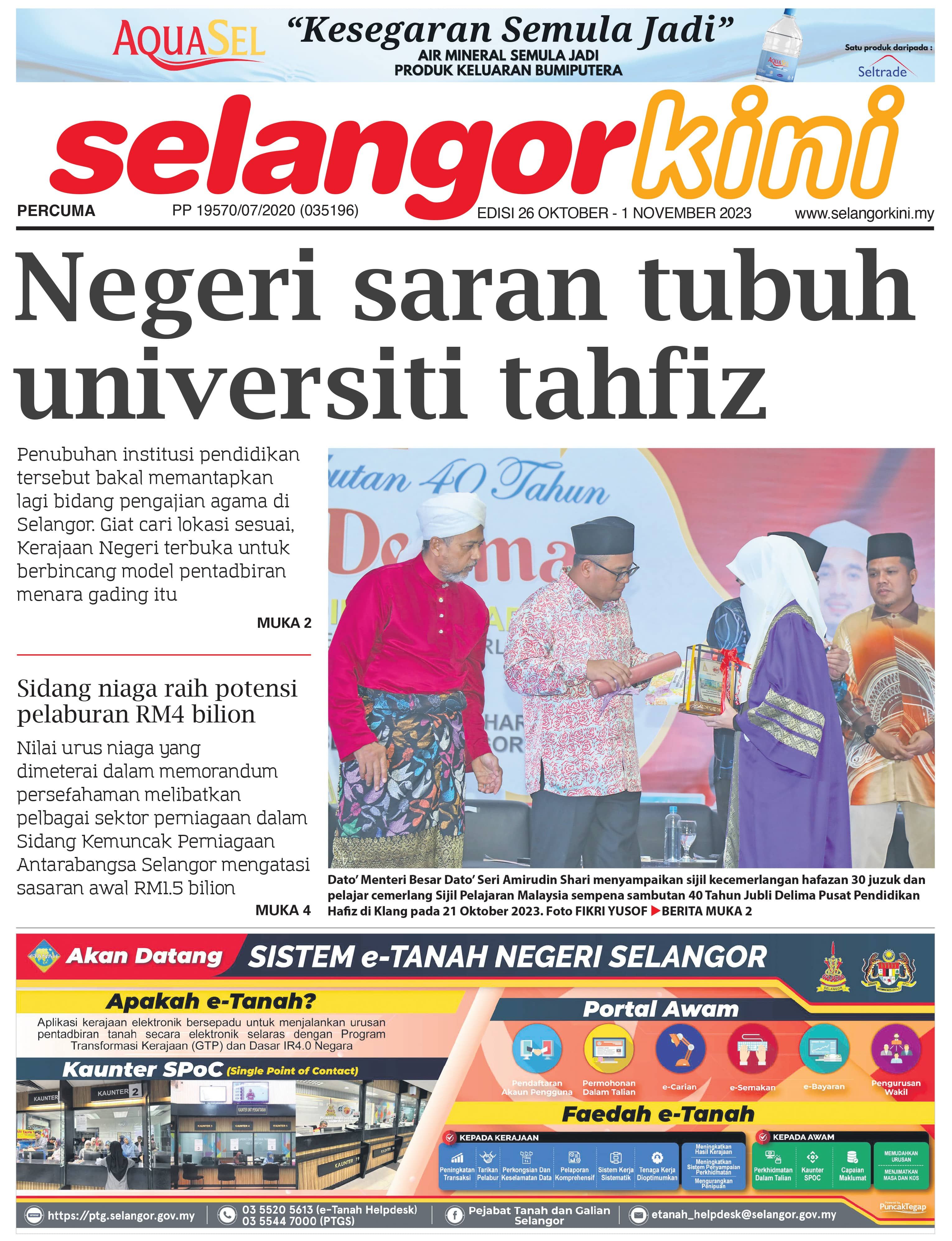 Selangorkini 26 Oktober - 1 November 2023
