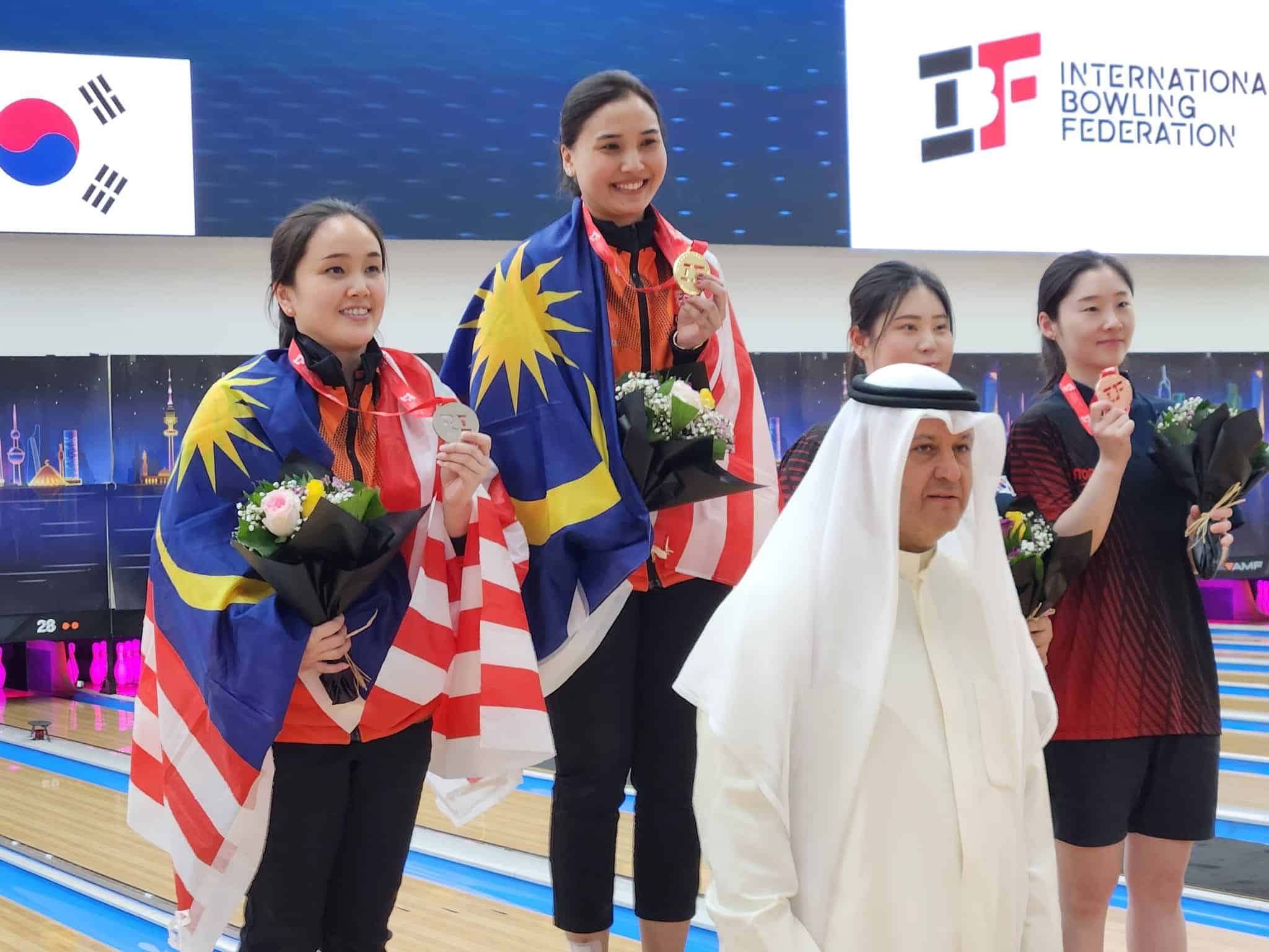 Pemain boling wanita negara raih emas pada Kejohanan Dunia di Kuwait