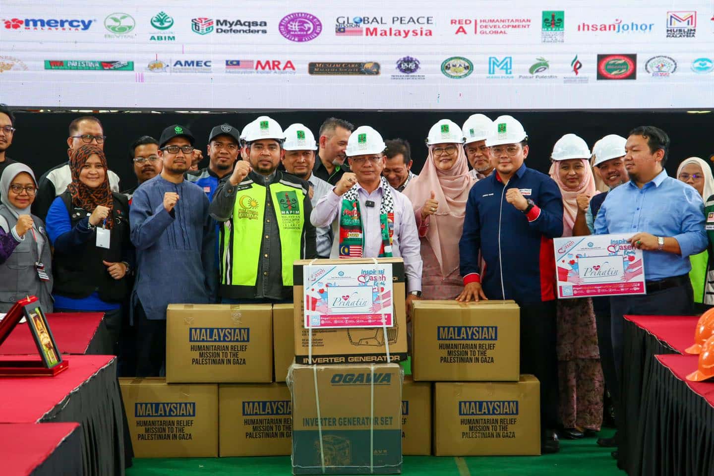 Malaysia sends over 1,500 tonnes of aid to Gaza