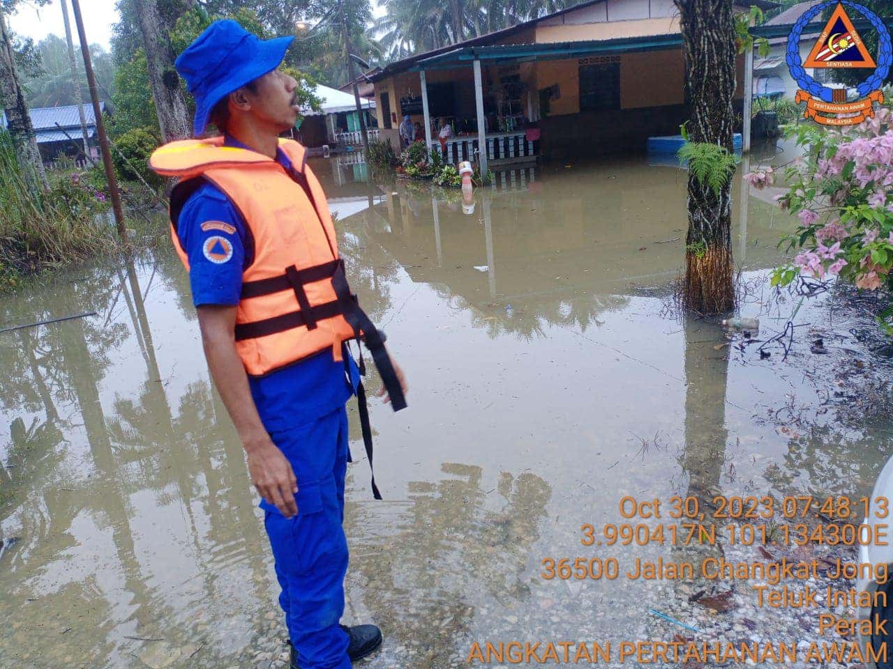 Mangsa banjir Perak meningkat, 386 orang ditempatkan di empat PPS