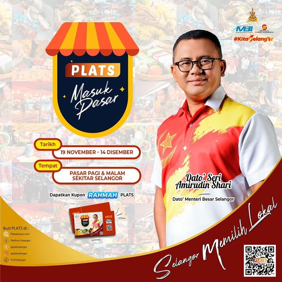 20,000 kupon digital diedar sempena Kempen PLATS Masuk Pasar