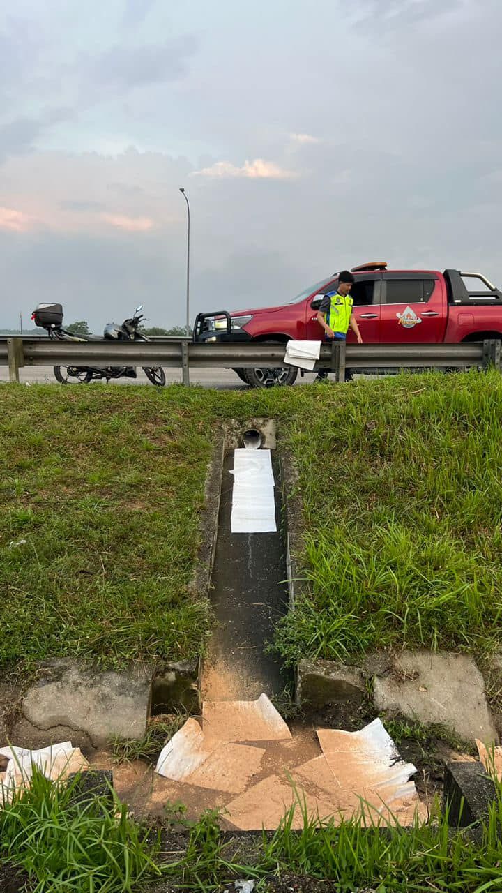南北大道罗里车祸漏油   雪水务局快速应对防滤水站受污