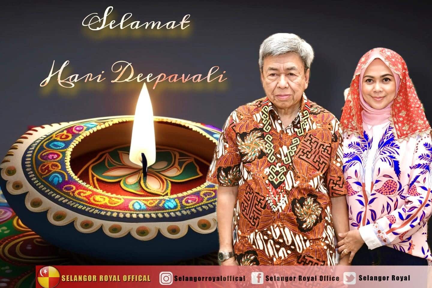 Sultan, Tengku Permaisuri wish Indian community happy Deepavali