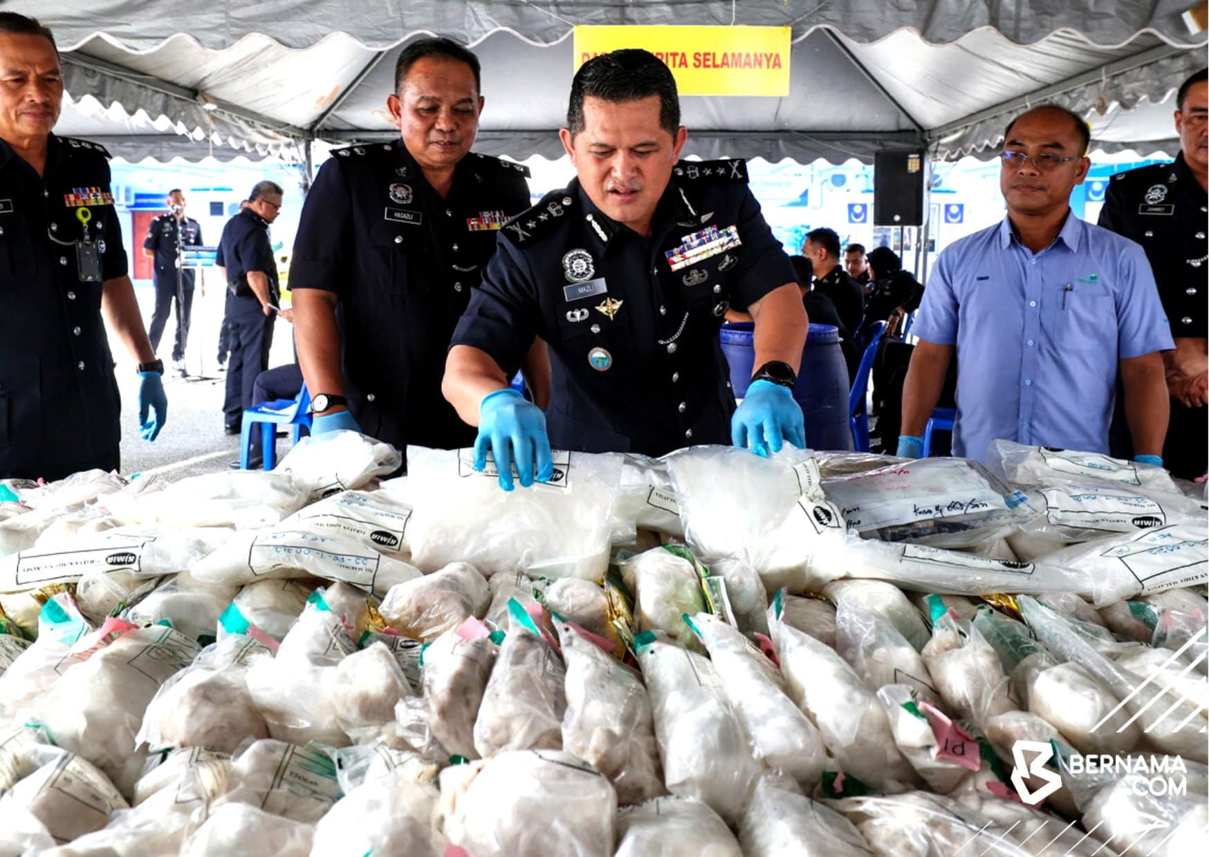 Polis lupus dadah bernilai RM6.2 juta rampasan sejak 1996