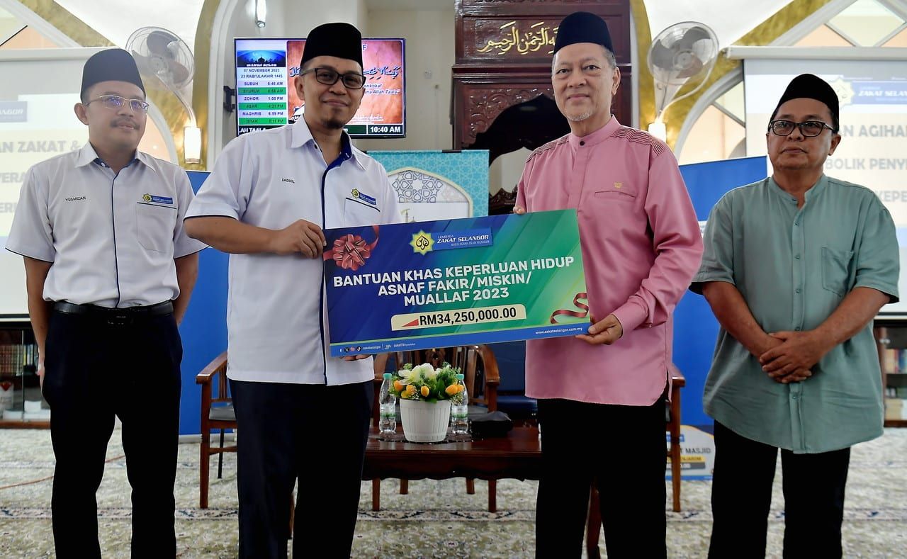 LZS agih bantuan khas asnaf RM34.25 juta kepada 68,500 penerima