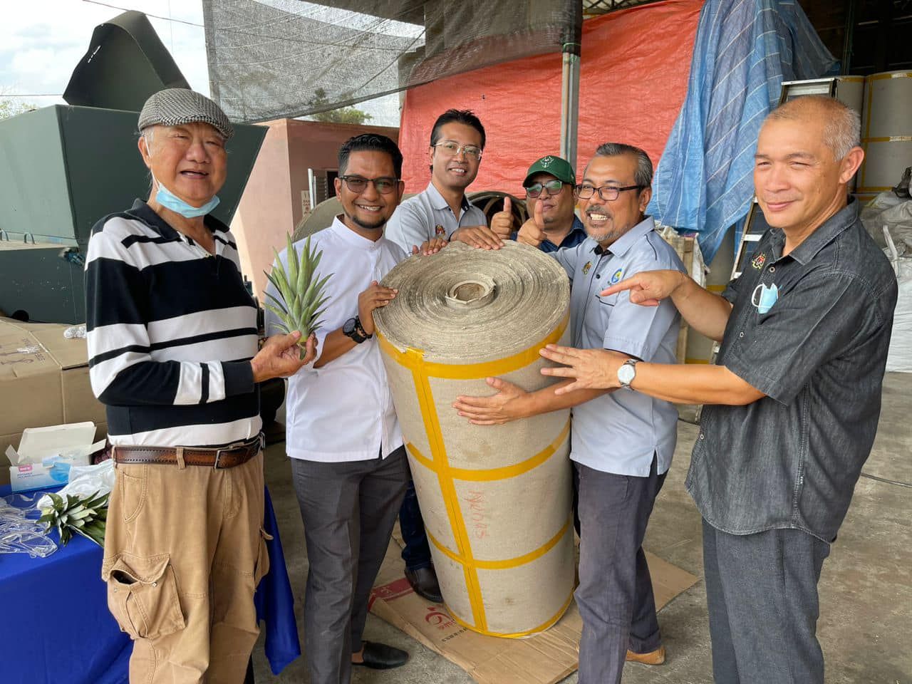 黄梨局红麻烟草局合作 探索黄梨废料制纸潜力