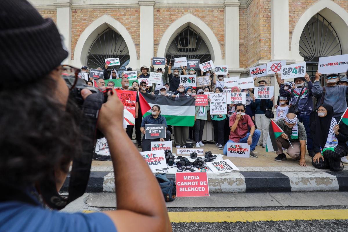 Pengamal media bersolidariti, tentang kekejaman Israel di Gaza