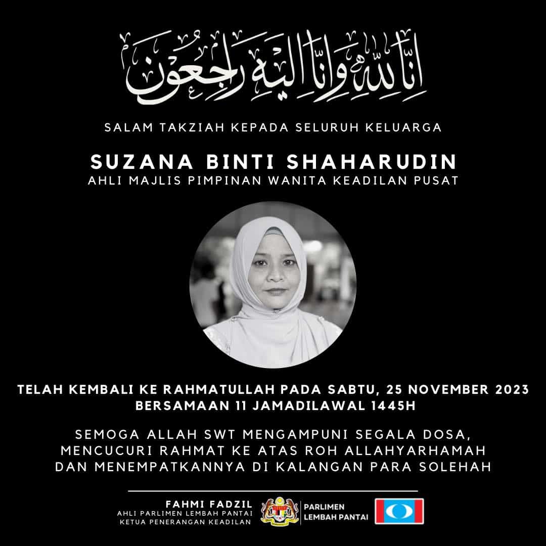 Wanita PKR info chief passes away