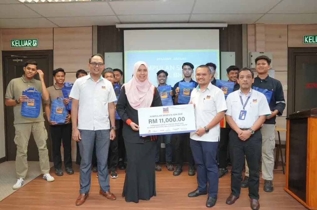 Semesta集团捐逾1.1万令吉    助雪技能发展中心贫困学生