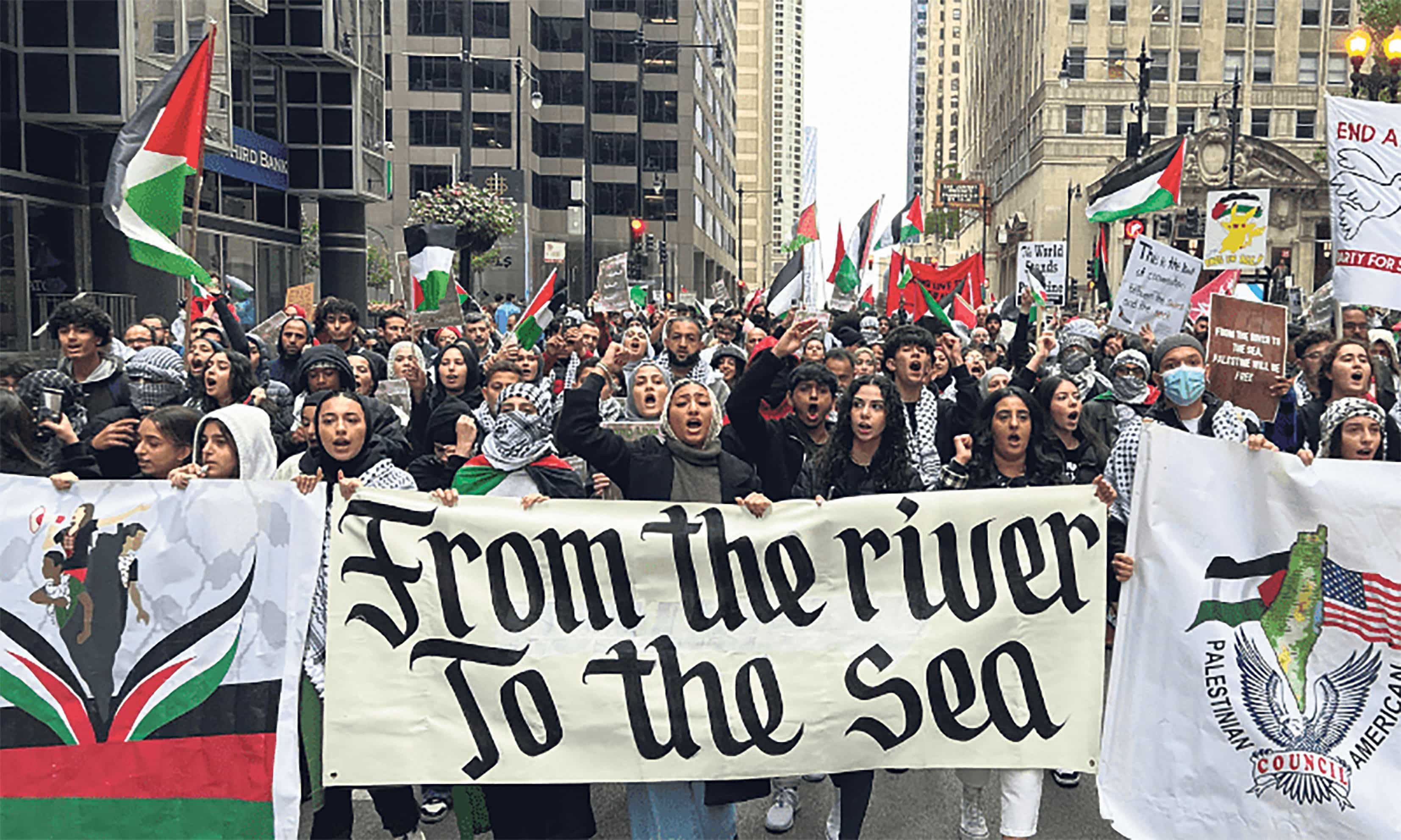 Kontroversi ‘dari sungai ke laut’, penyokong Palestin kena tindakan