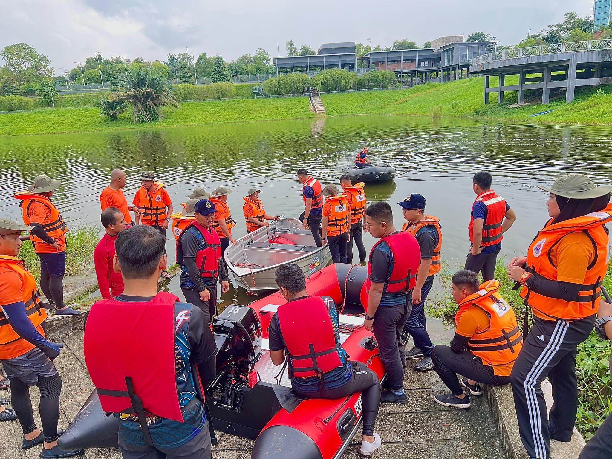 准备就绪应对年杪季风  灵市厅联合各造演习