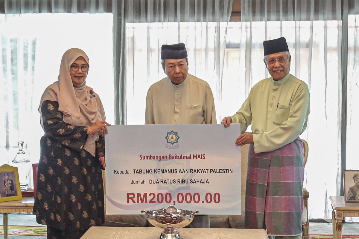 Tabung bantuan Palestin, Mais serah sumbangan RM200,000
