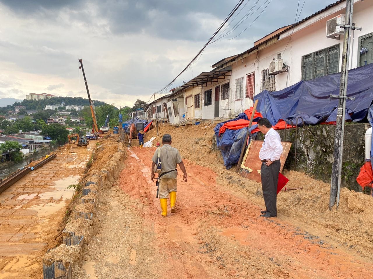Kerja pembaikan cerun di Taman Bukit Mewah dijangka siap empat bulan lagi