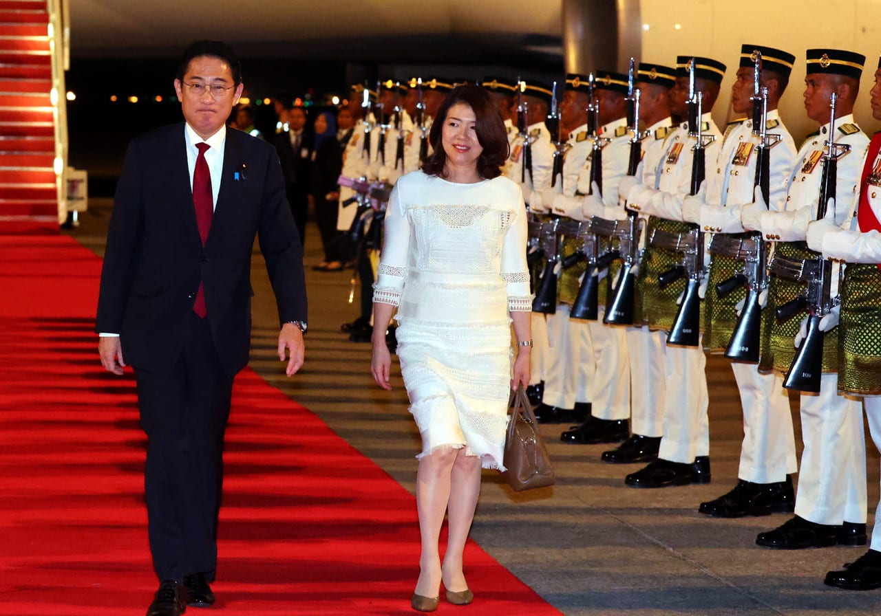 Japanese PM Kishida arrives for working visit