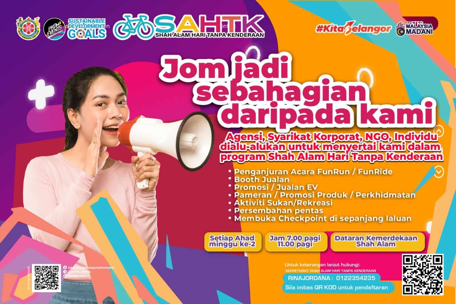 MBSA pelawa syarikat korporat sertai program Shah Alam Hari Tanpa Kenderaan