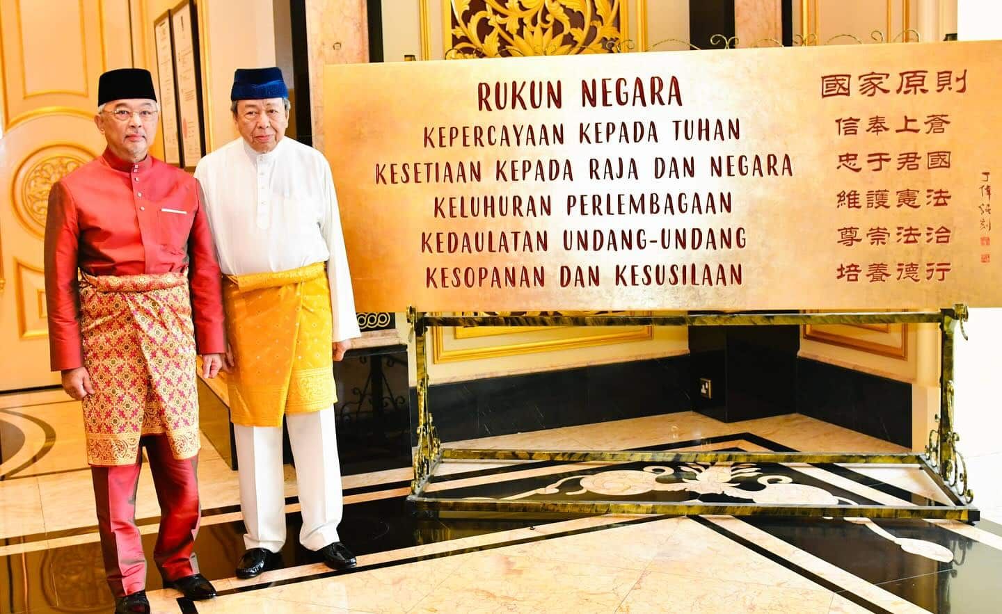 雪州苏丹邀元首伉俪 到访阿南莎皇宫参观