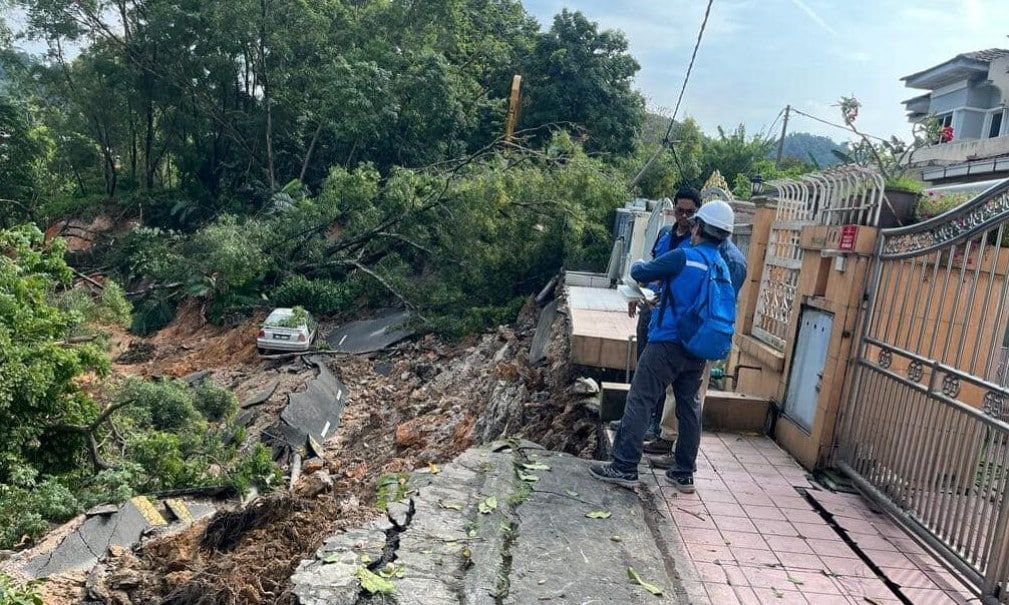 蒲种宏愿花园土崩：初步报告水涵破裂致土崩  依兹汉：委顾问全面彻查