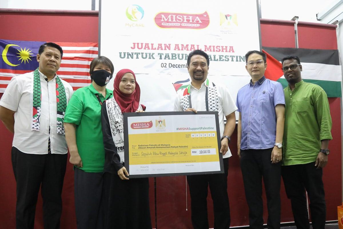Salur derma untuk rakyat Palestin melalui Wisma Putra
