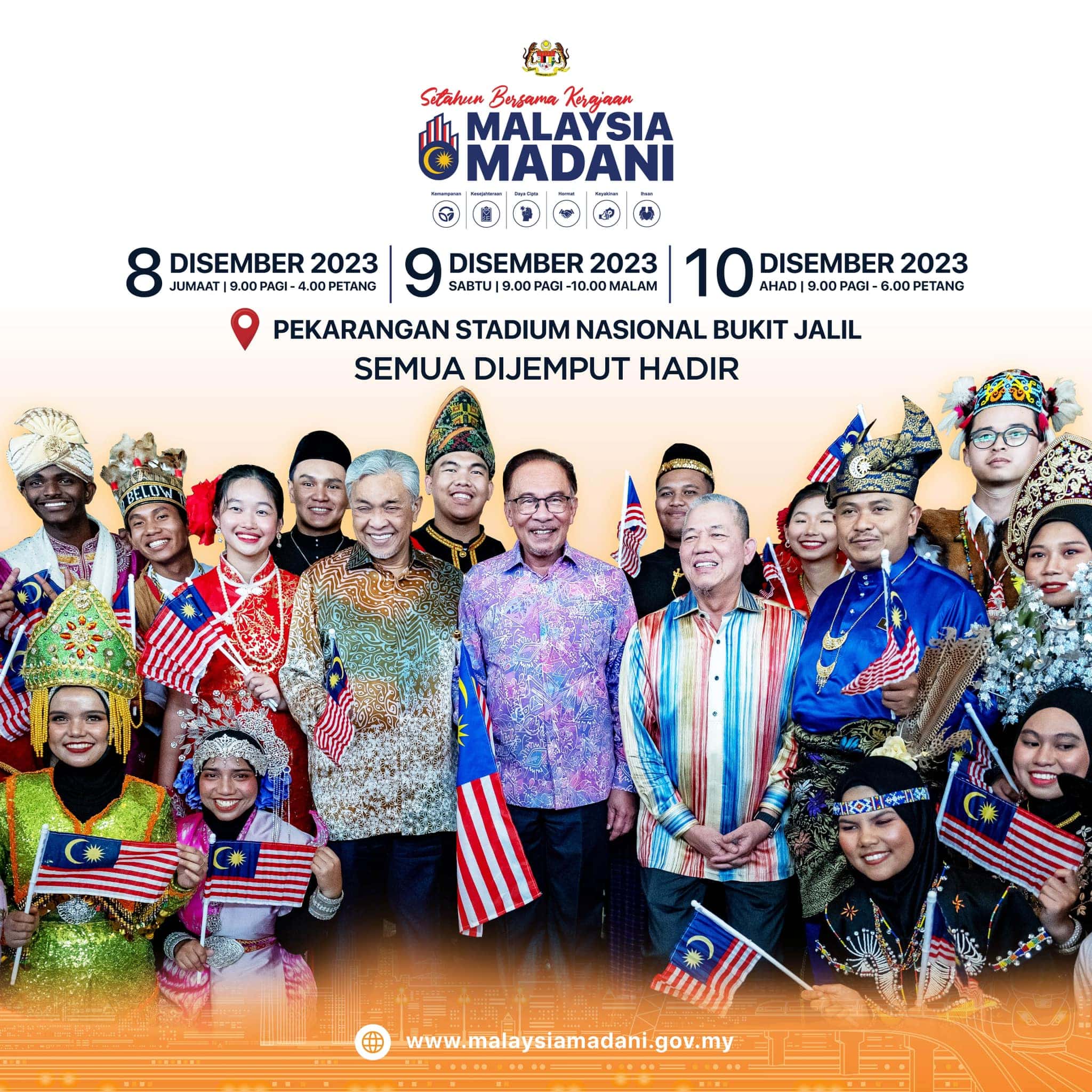 Program setahun kerajaan Madani buka tirai, sedia banyak acara menarik