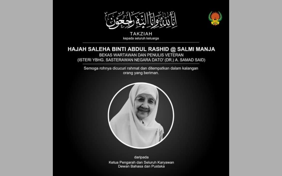 Former journalist, novelist Salmi Manja dies