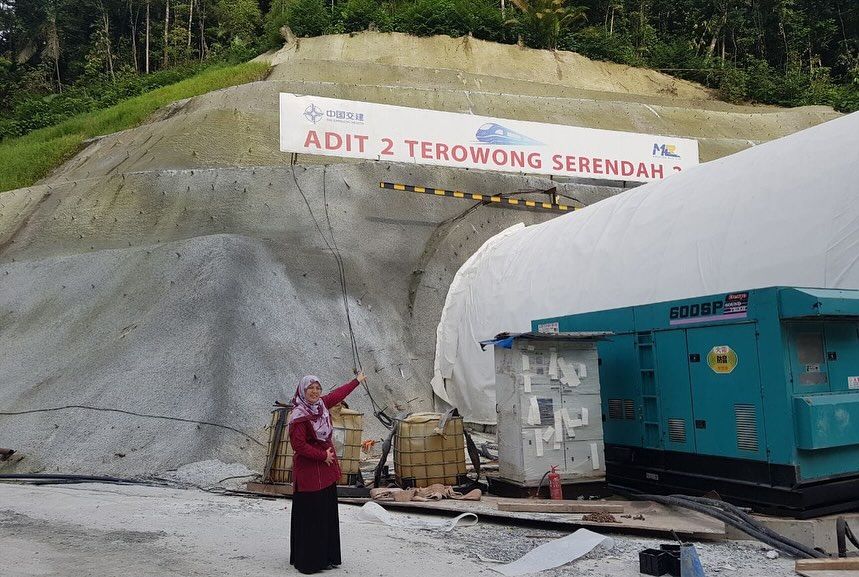 巡访选区东铁工地  谢安宝：确保施工安全