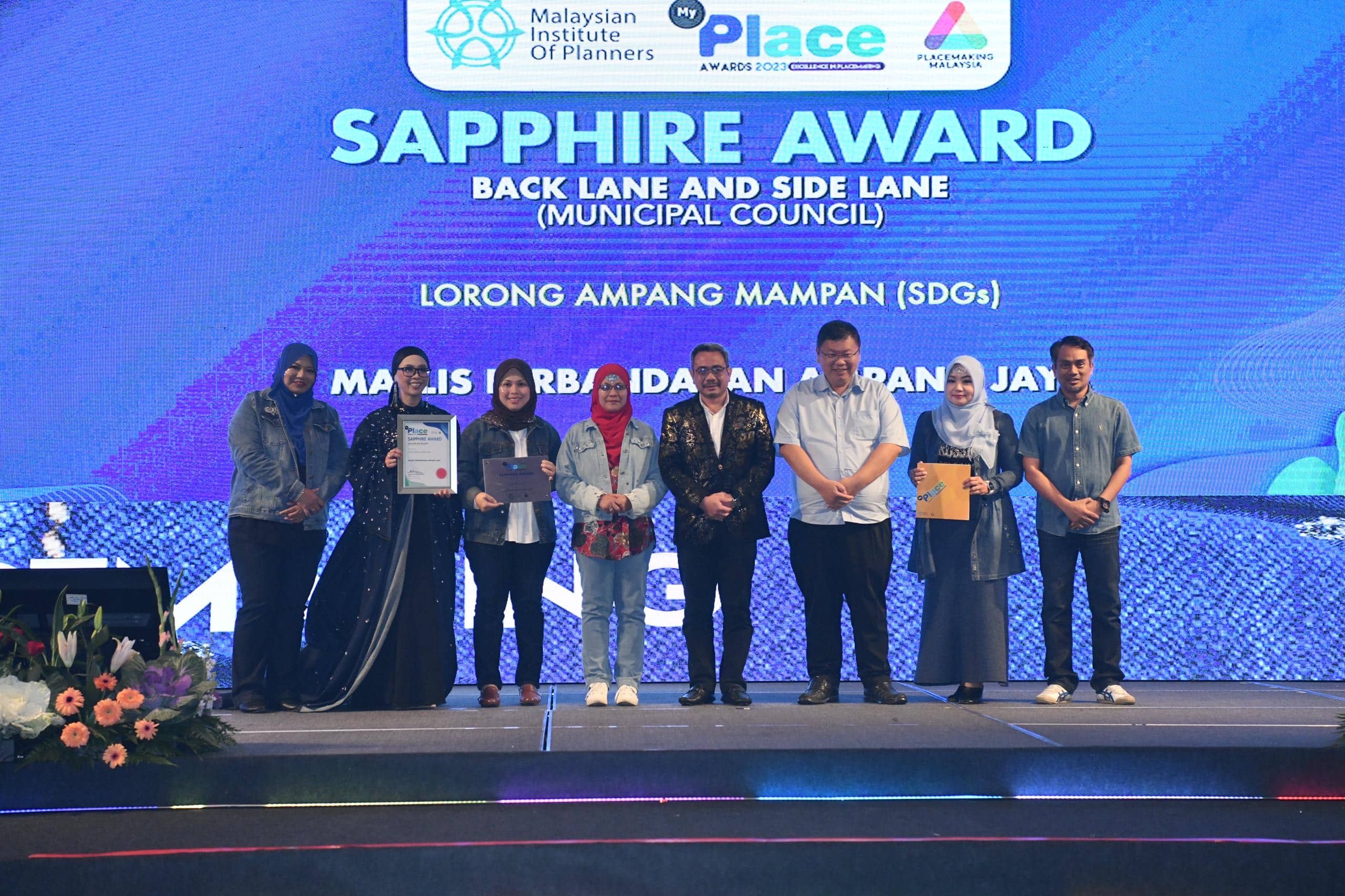 Tiga program komuniti MPAJ terima anugerah sempena MyPlace Award 2023