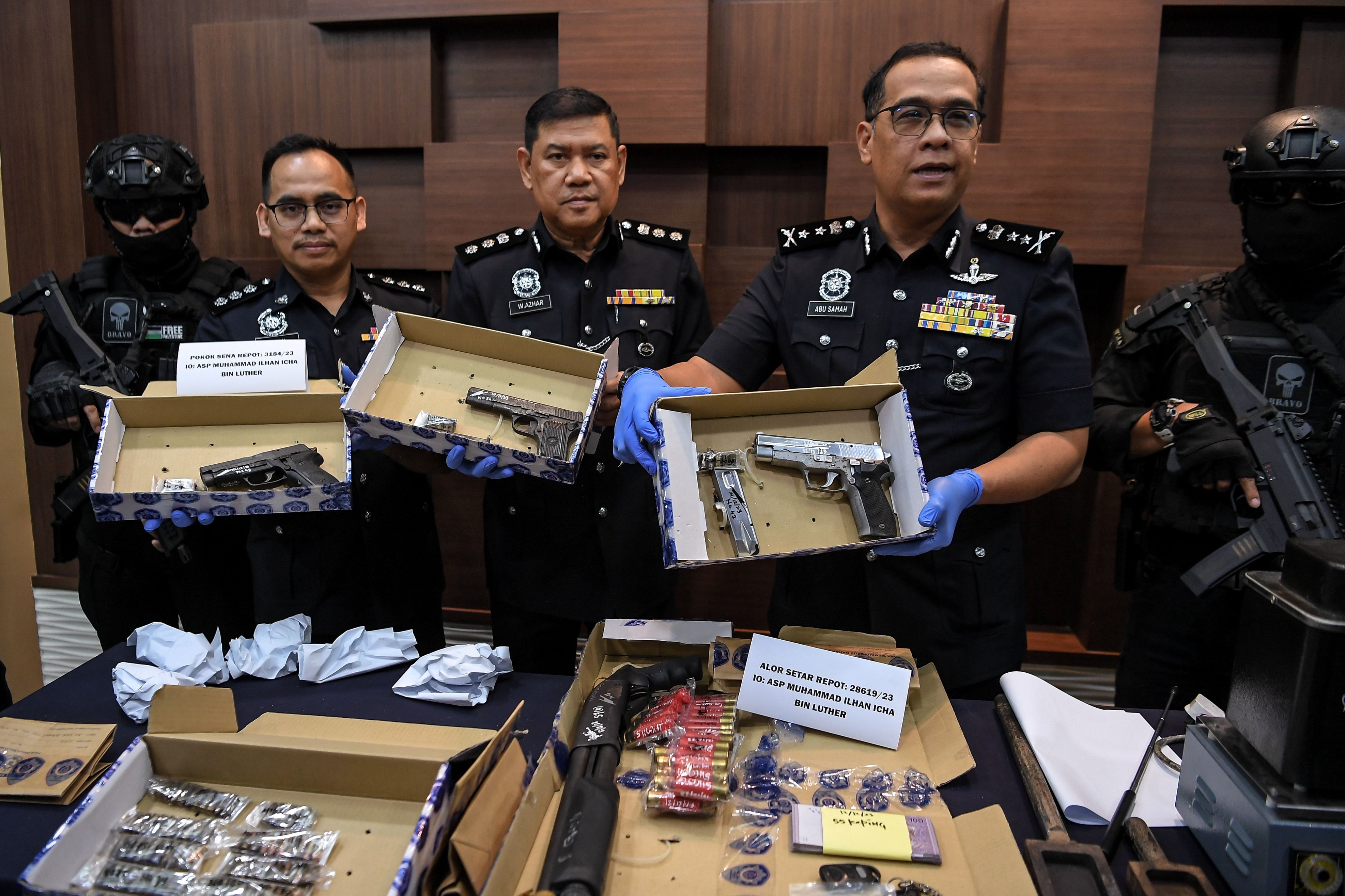 Tiga lelaki termasuk dalang utama disyaki terlibat samun bersenjata api ditahan