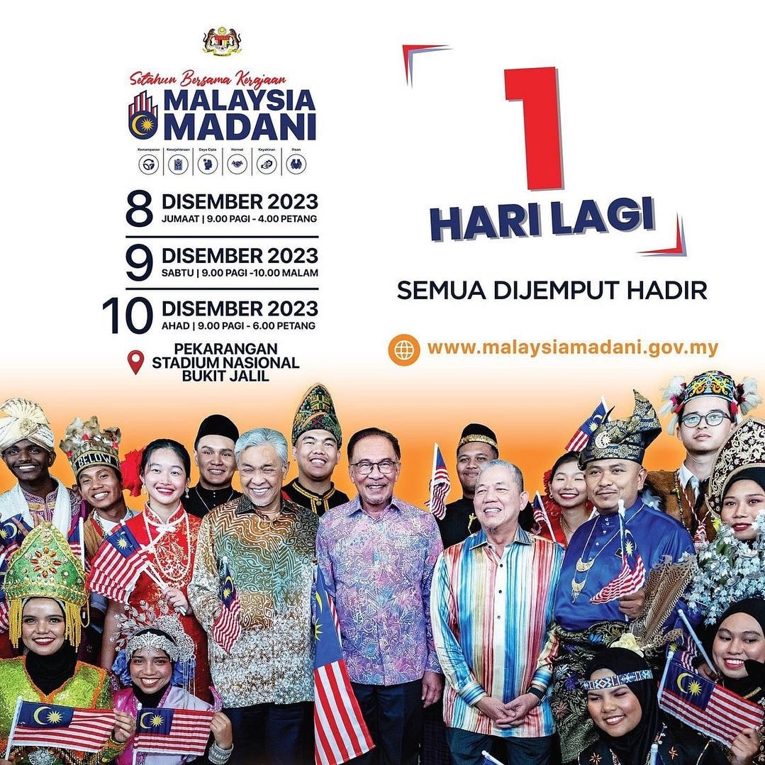 Prestasi setahun kerajaan Madani dipapar di Bukit Jalil mulai esok