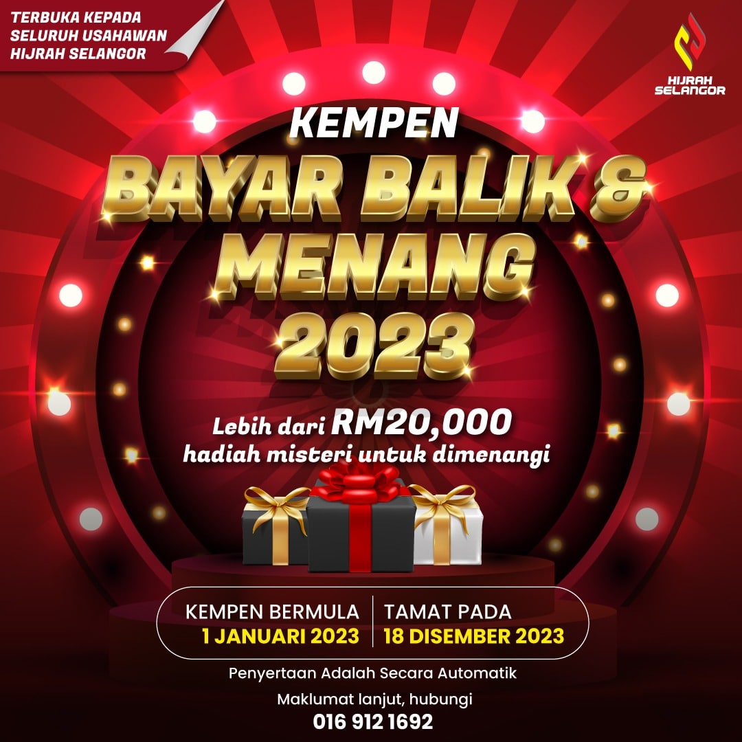 Hijrah Selangor tawar hadiah lebih RM20,000 kempen bayar balik dan menang