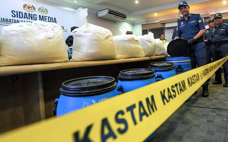 关税局瓦解国际运毒集团 起获260公斤的克他命