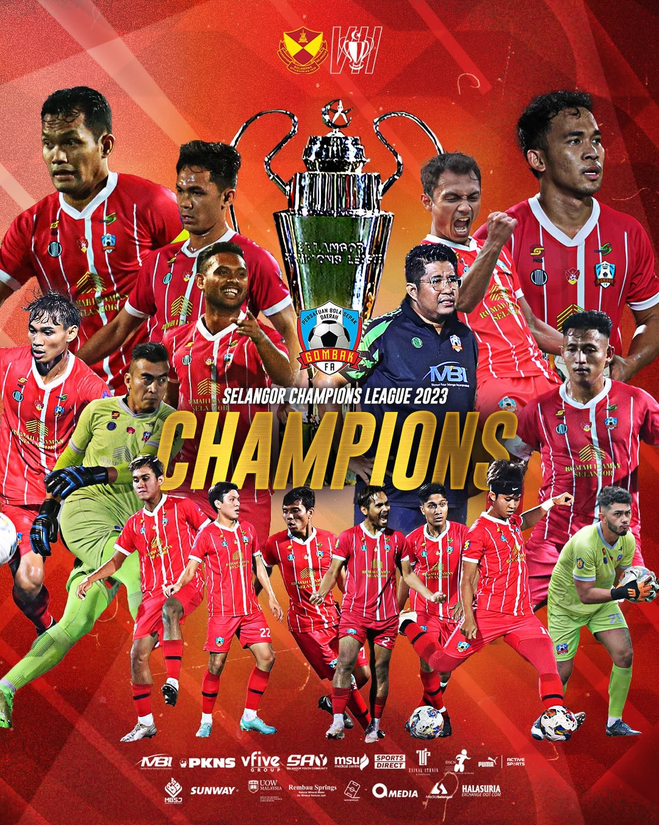 Gombak FA menang Liga Juara Selangor