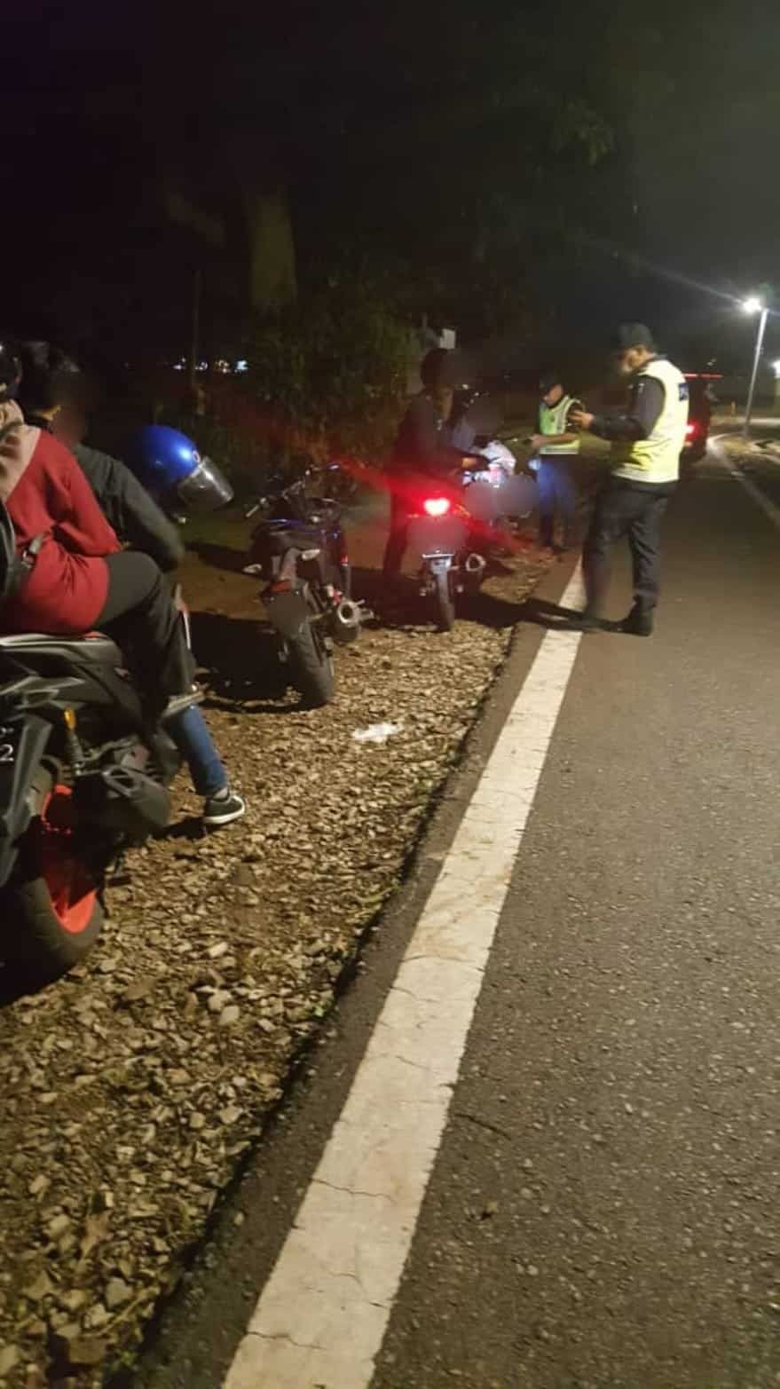 槟城JPJ取缔摩托车 开280罚单