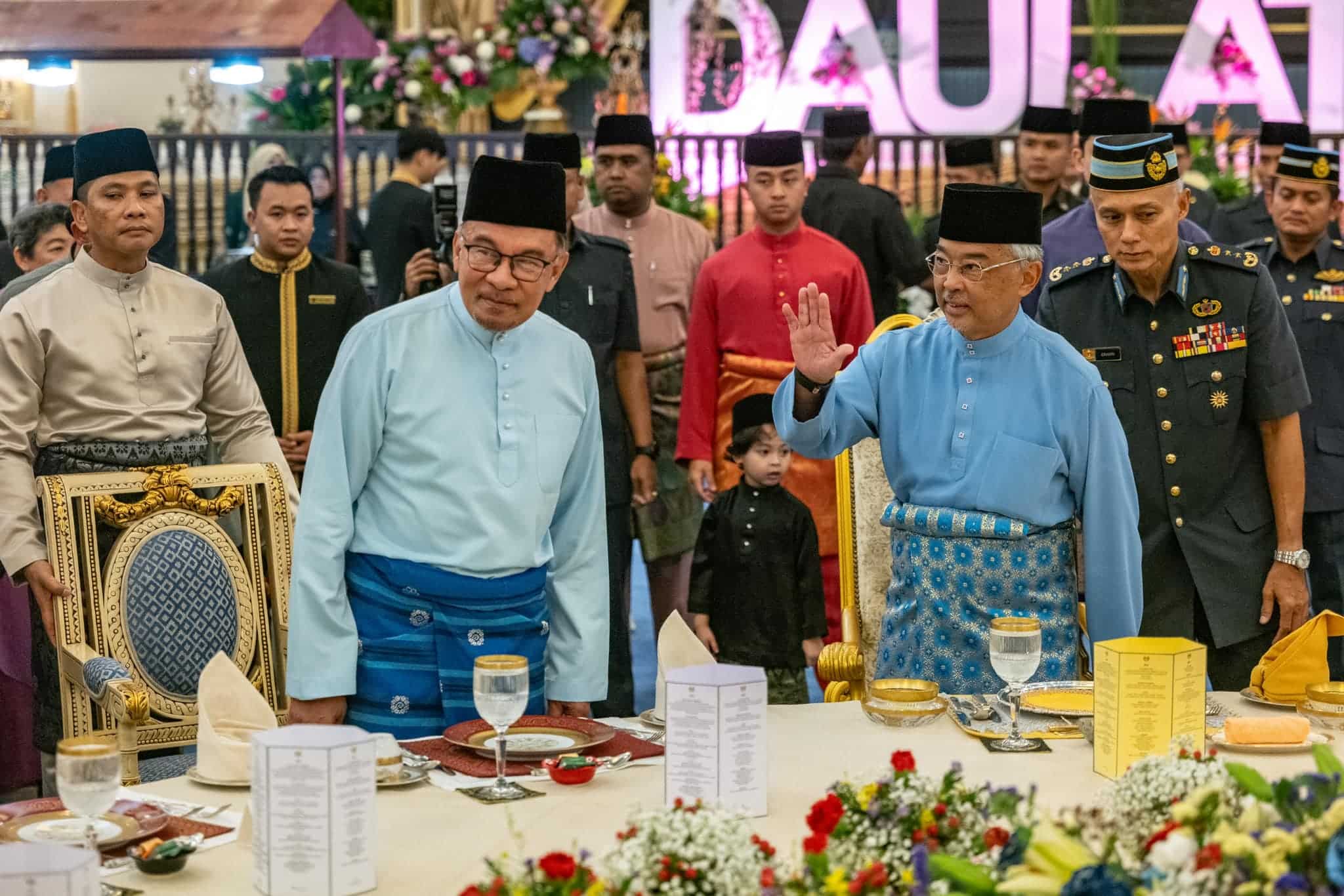 PM Anwar, Dr Wan Azizah attend royal tea reception
