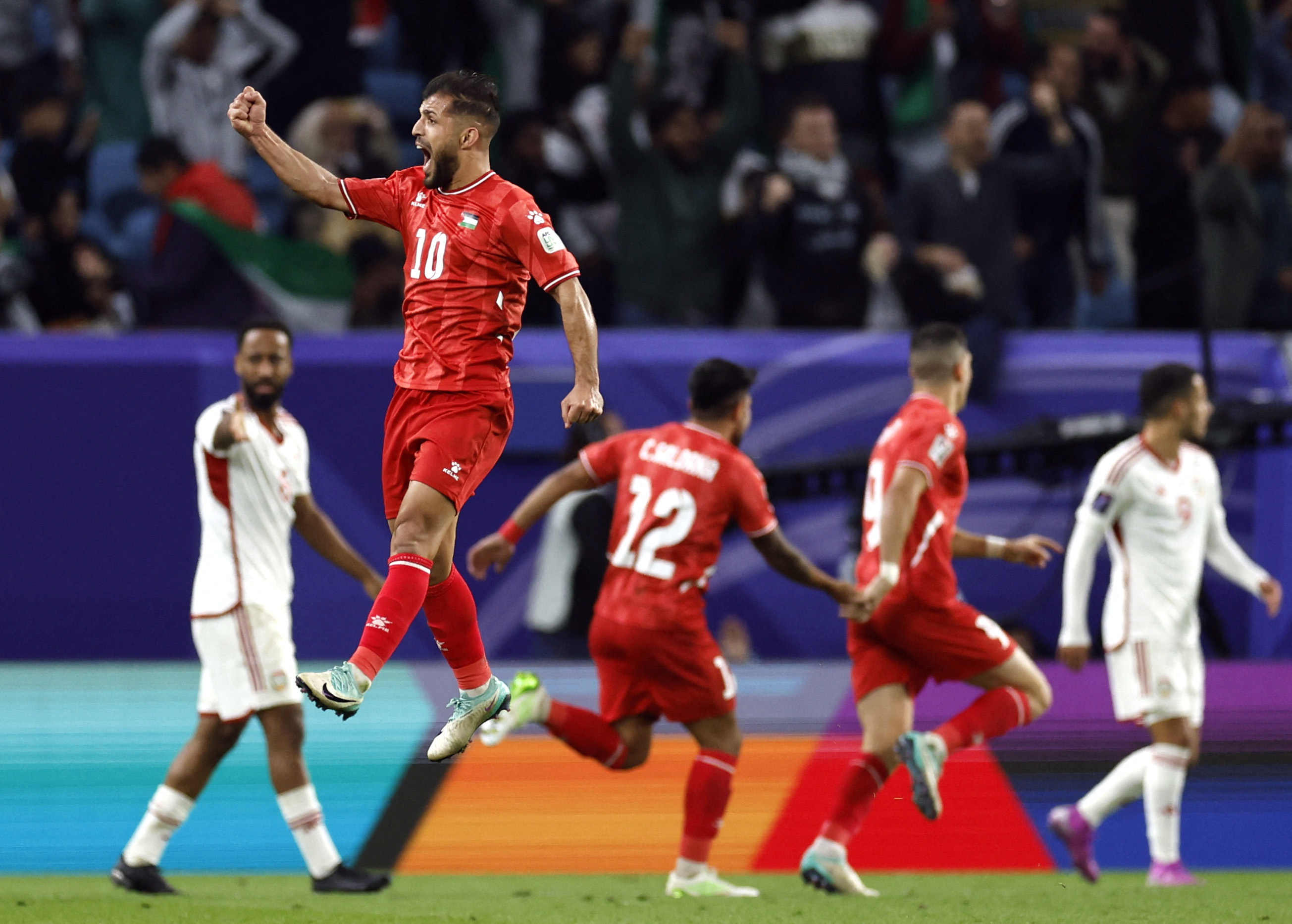 Asian Cup: Palestine settle for draw against 10-man UAE