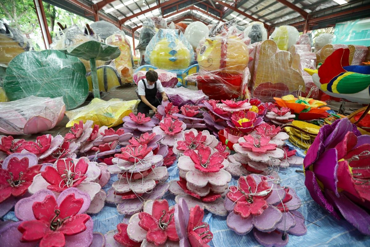 【祥龙献瑞】东禅寺灯会 环保再利用成设计亮点