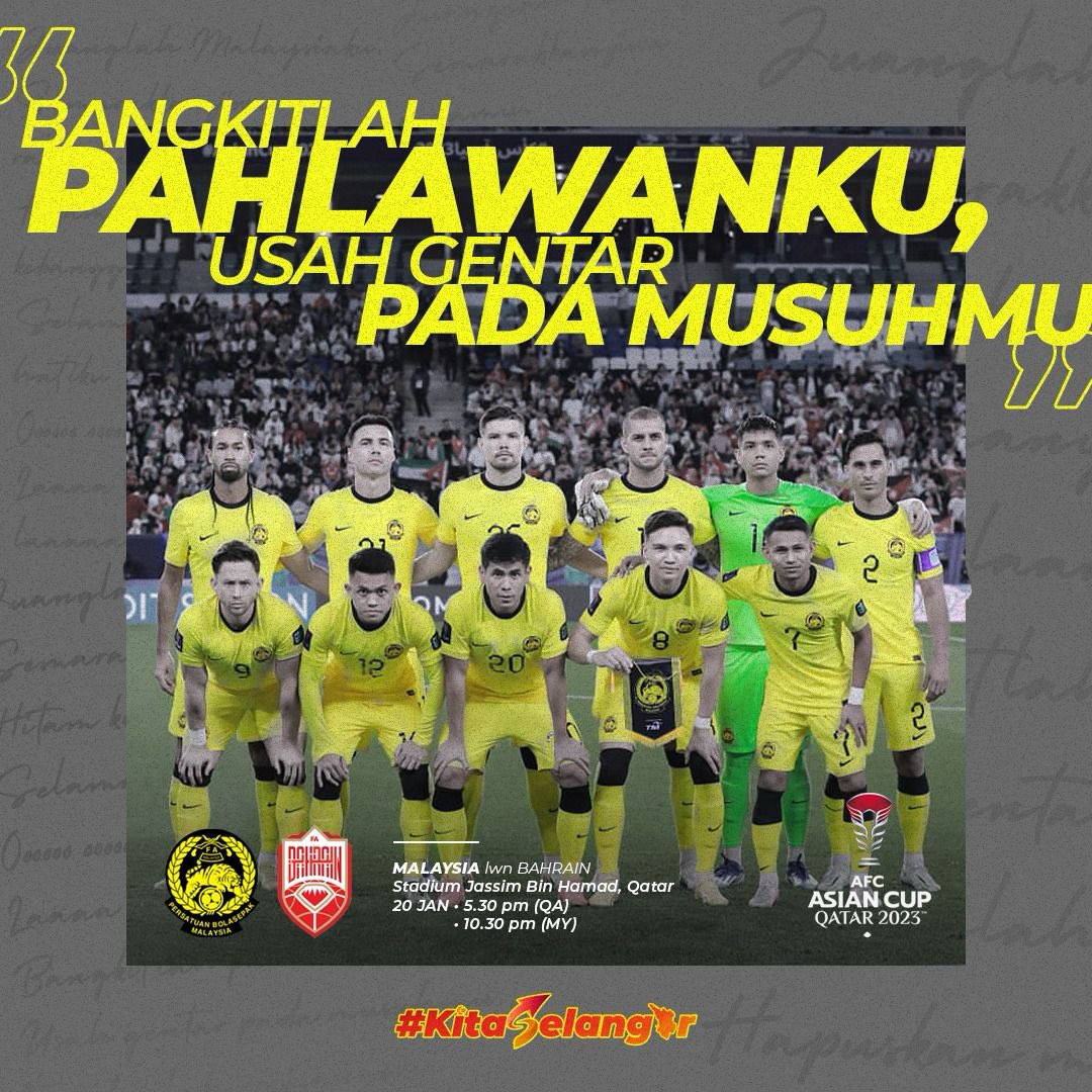 Piala Asia: MB seru sokong Harimau Malaya, yakin tewaskan Bahrain