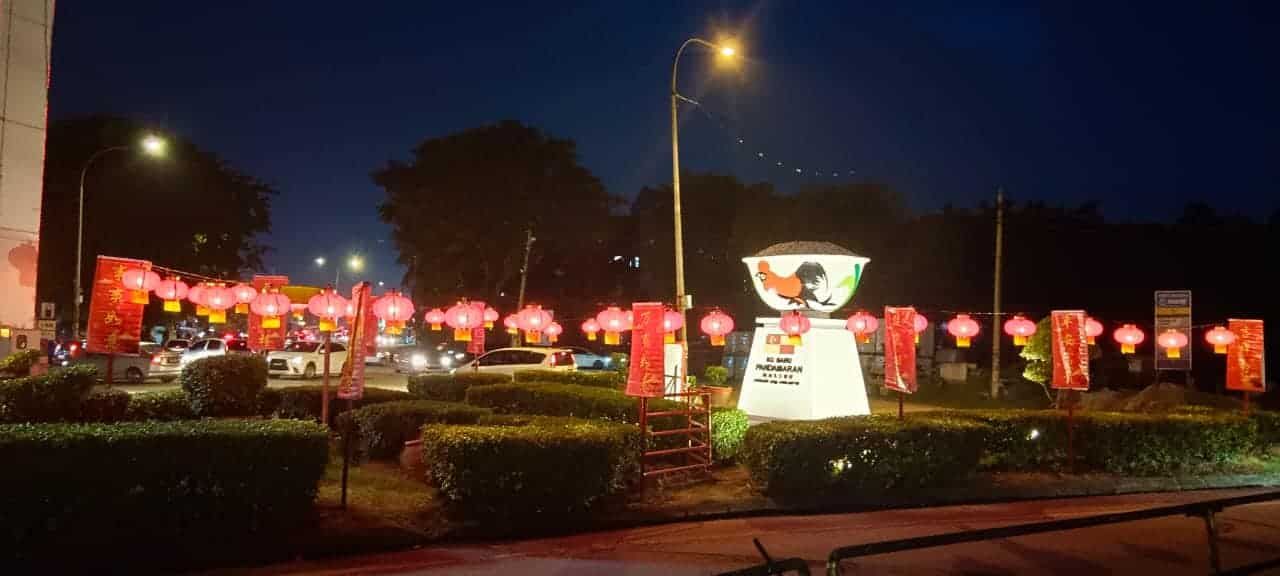 班达马兰新村张灯结彩 带来浓浓新春气息