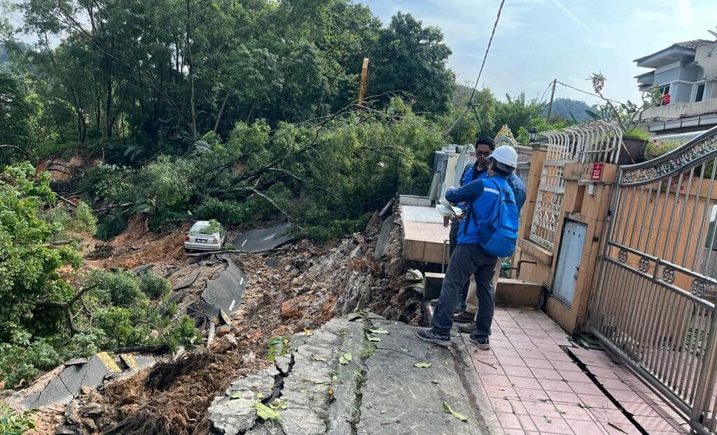 Tanah runtuh: Kerja pasang cerucuk di Taman Wawasan siap 50 peratus
