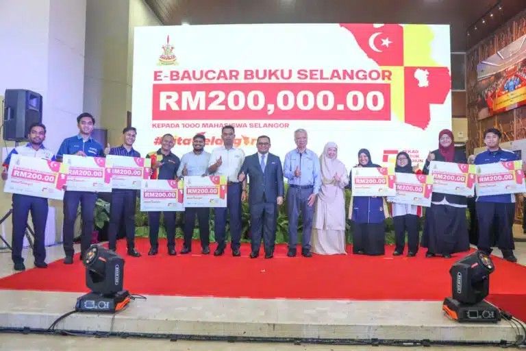 逾80%受惠大学生 已兑换我们的雪兰莪书券